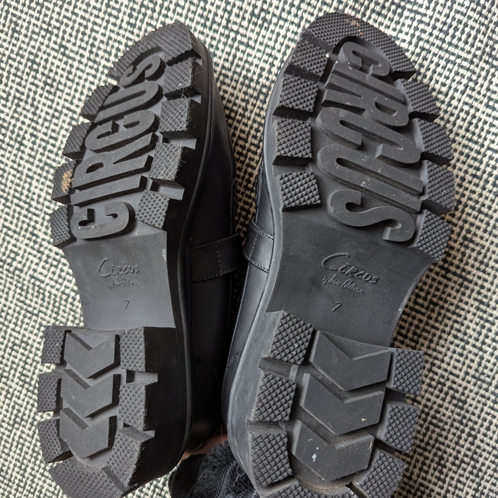 Circus by Sam Edelman Black Buckle Loafers - Picture 4 of 6
